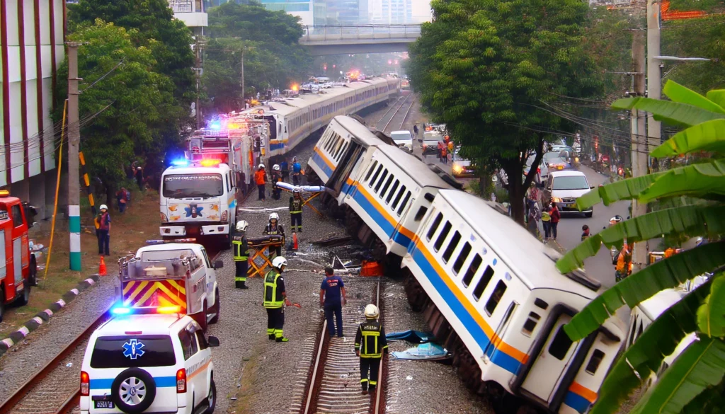 casirealgam Kecelakaan Kereta Api di Jakarta Selatan